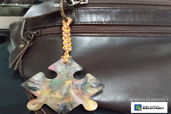 gantungankunci, ganci, daurulang, banksampah, tutupbotol